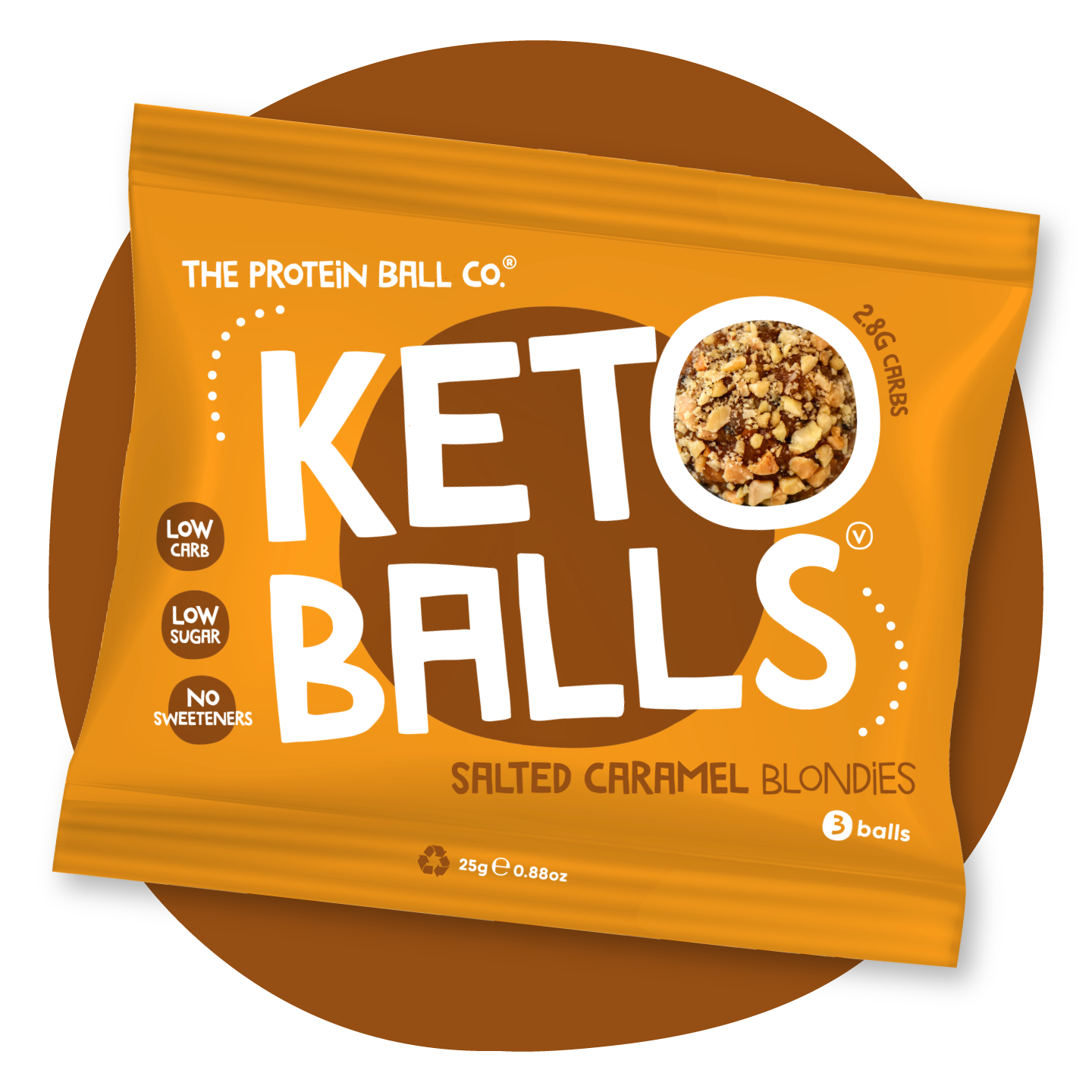 The Protein Ball Co Keto Ball Snack 20 x 25g